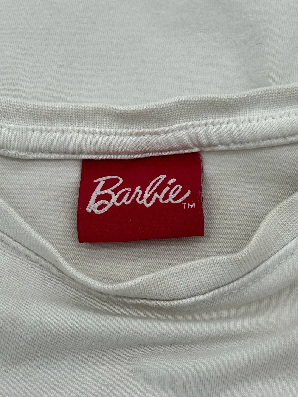 Barbie Pink and White Los Angeles Graphic Tee for Kids Size 7/8